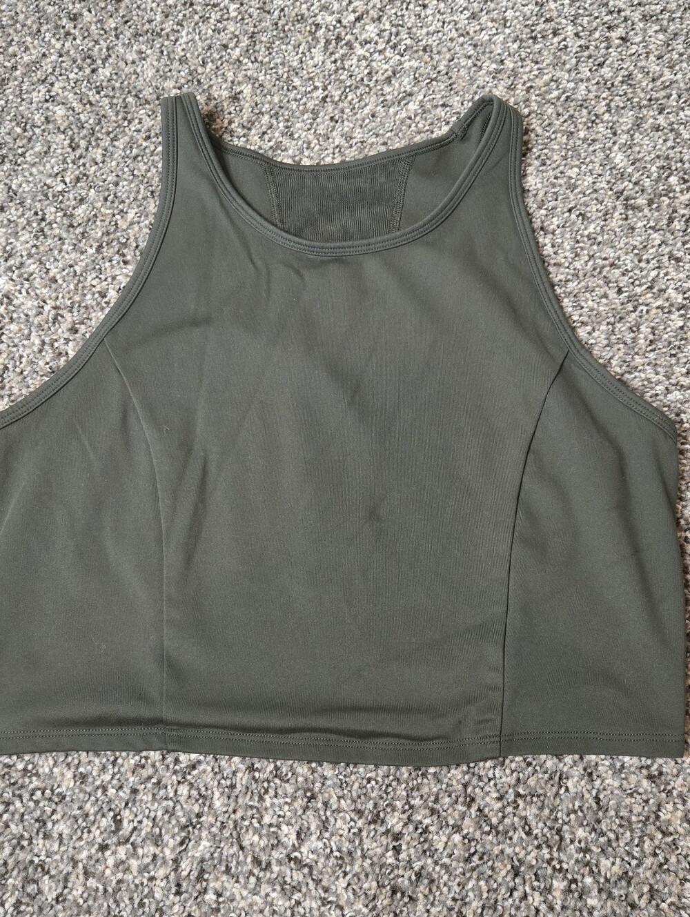 *SALE* All in Motion Forest Green Sports Bra Cropped Top Mesh Back Women's XXL